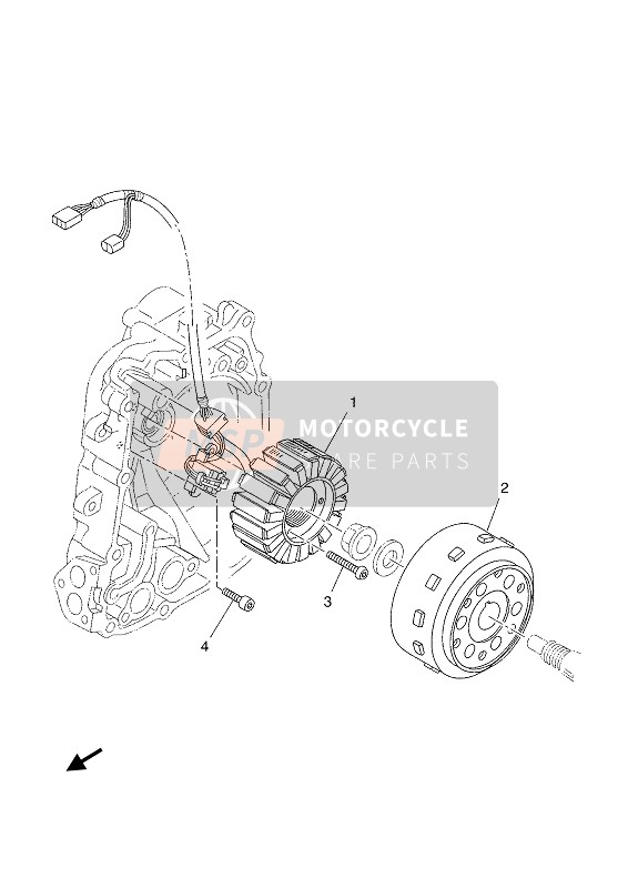 Yamaha XMAX 400 ABS 2020 Generatore per un 2020 Yamaha XMAX 400 ABS